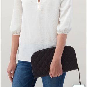 Cole Quilted Leather Clutch